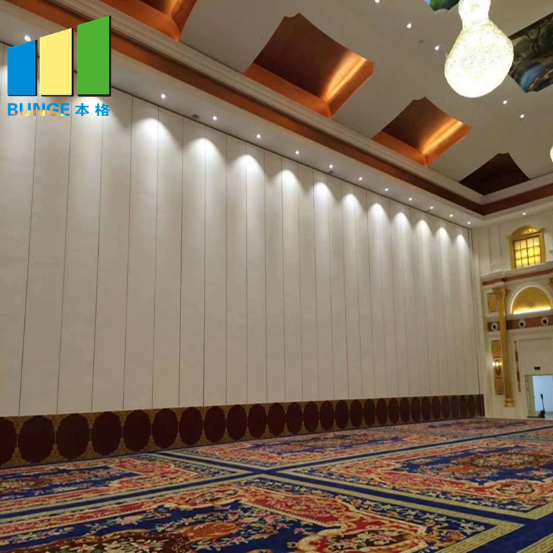 Accordion Home Laminate Sound Proof Folding Conference Room Movable Demountable Partition Walls