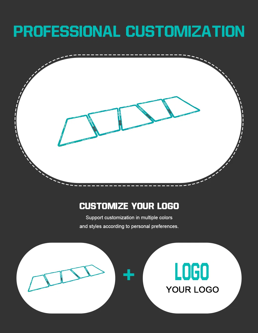 Speed Agility Training Ladder Footwork Training and Speed Hurdles Ladder Fitness Equipment