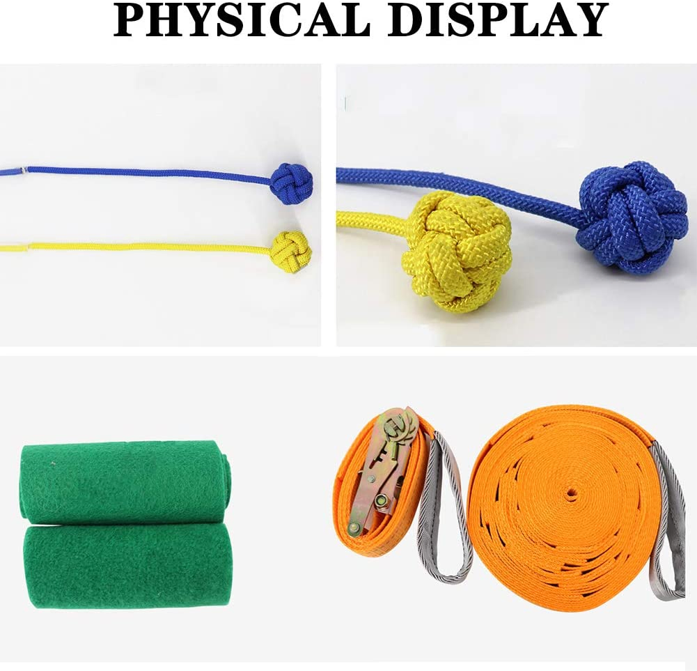 Ninja Warrior Line Hanging Obstacle Course Monkey Bar for Kids Activities