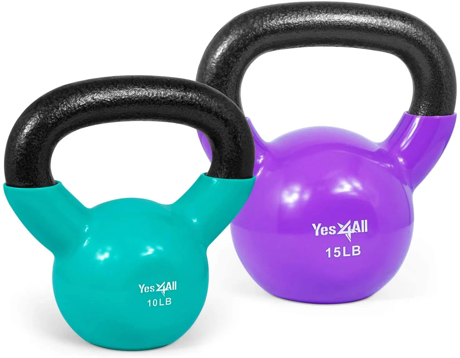 Adjustable Endurable Fitness Gym PVC Handle Kettle Bell
