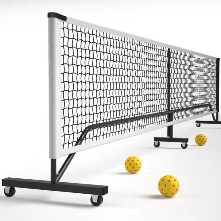 Professional Steel Removable Pickleball Training Net Set Pickleball Net Post System for Sale