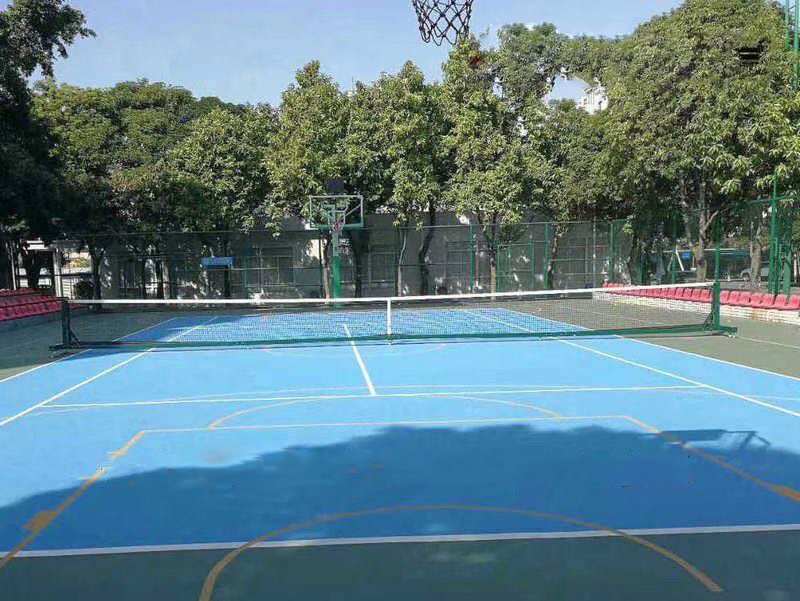 Competition Portable Tennis/Volleyball/Badminton Post Net System with Wheels