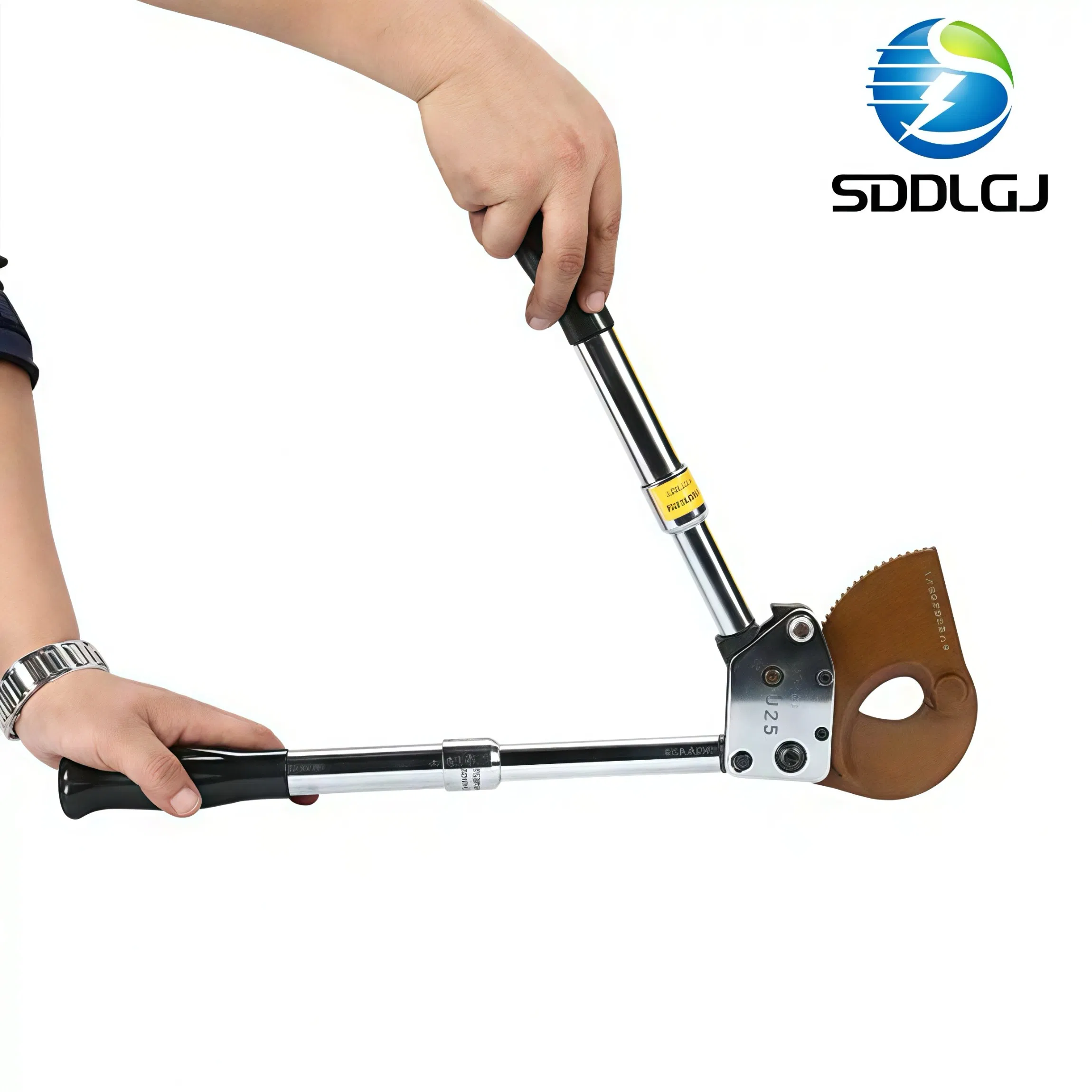 Ergonomic, Non-Slip and Efficient Ratchet Cable Scissors: Comfortable Grip for Fast Cutting