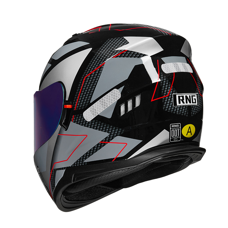 Safety Motorcycle Full Face Helmet Anti Fog Double Visors DOT Approved