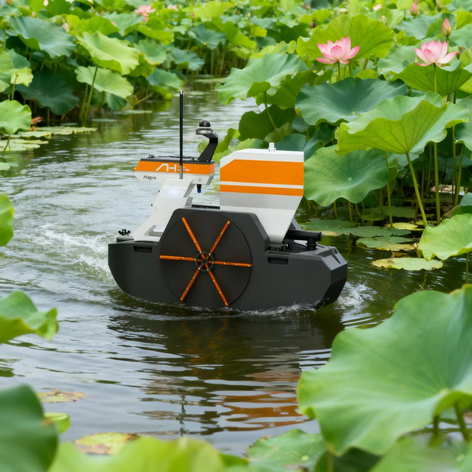 Efficient Pond Management with Automated Feeding and Monitoring Usv