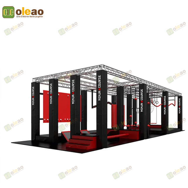Newest Commercial Ninja Course Obstacles Kit Swing Warrior for Adults and Kids