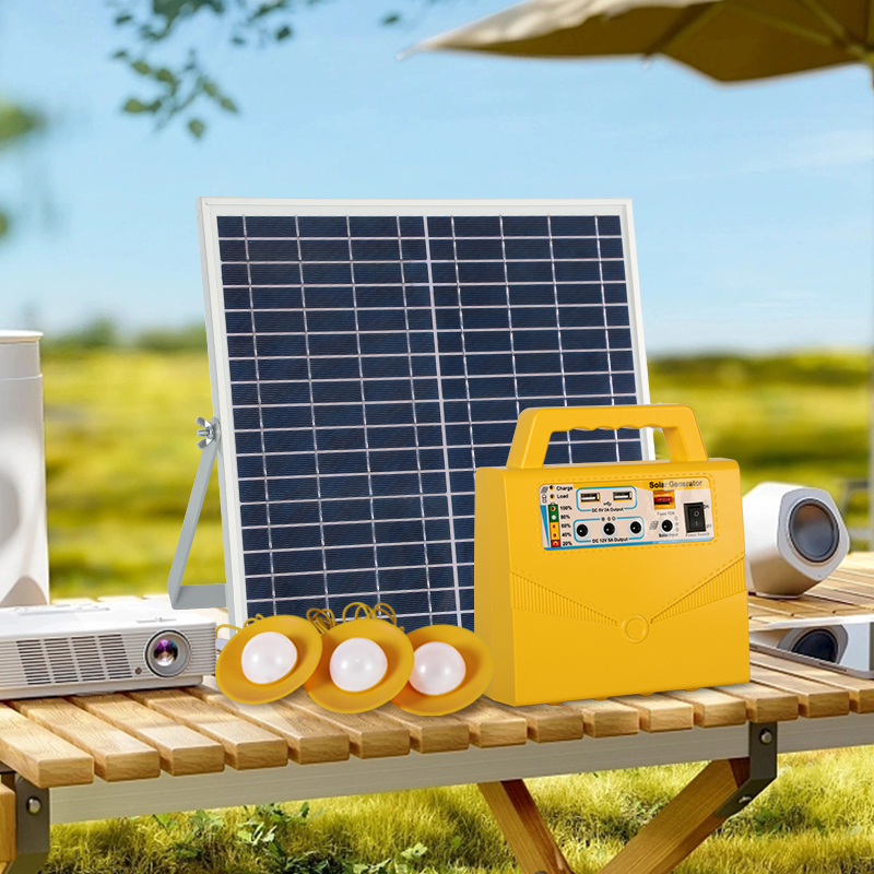 Portable 18V 20W Solar Energy Generator for Outdoor Use