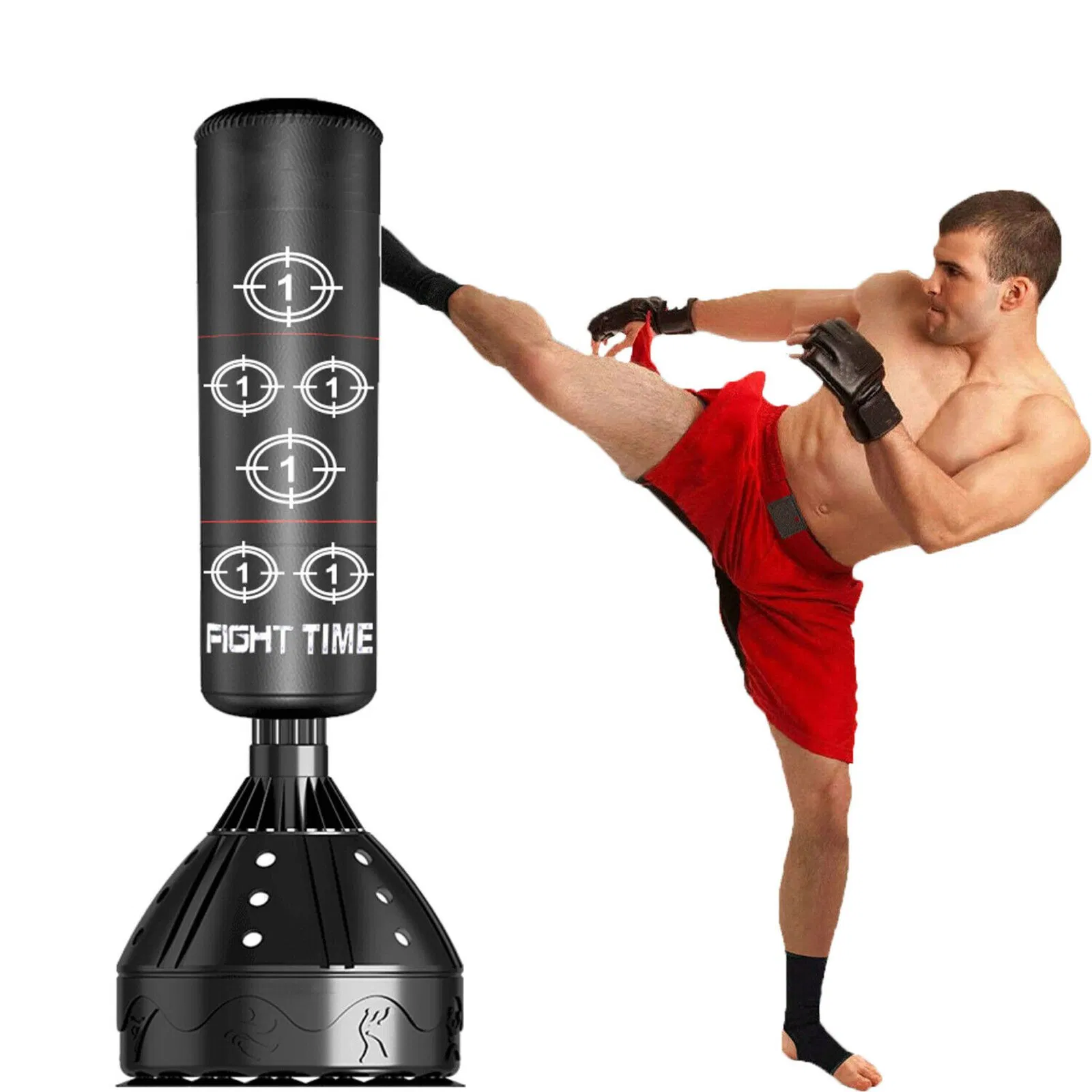 Custom Boxing Training Kids Adult Standing PU Punching Bag
