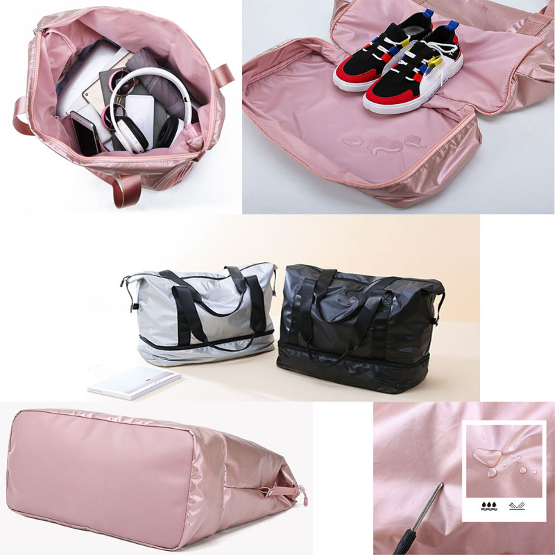 Shiny Oxford Unisex Fitness Trip Carrying Waterproof Durable New Portable Travel Bag