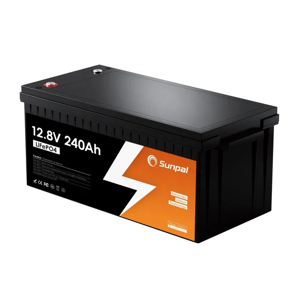 Sunpal Lithium Battery Energy Storage 12V 200Ah 250Ah Lifepo4 Outdoor Solar Power Battery Eu Warehouse
