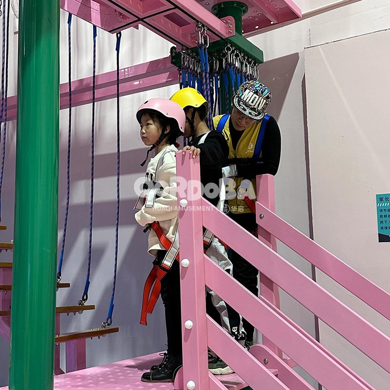 Indoor Playground Ninja Training Warrior Track Kit Unleashes Your Kid's Strength and Agility