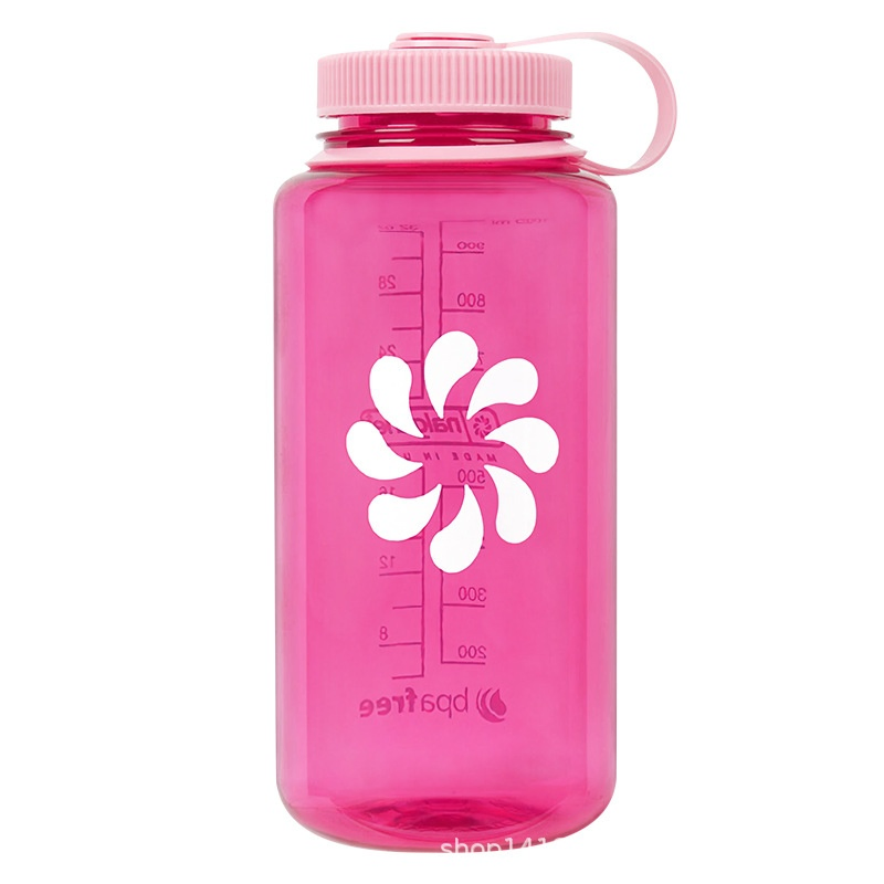 Reusable BPA Free Tritan Drink Plastic Outdoor Travel Fitness Sport Portable Water Bottle Cup with Lid