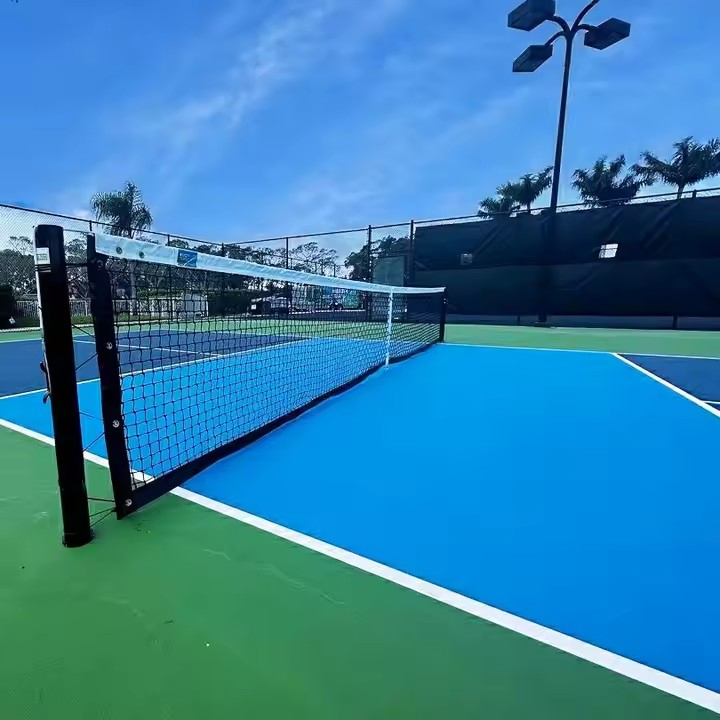 Professional Aluminum Alloy Removable Pickleball Training Net Set Pickleball Net Pole and Net System for Sale