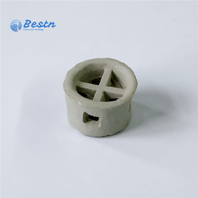 Ceramic Ring Has High Heat Transfer Efficiency, Acid and Heat Resistance Cascade Micro Ring Ceramic Tower Packing Micro Ring