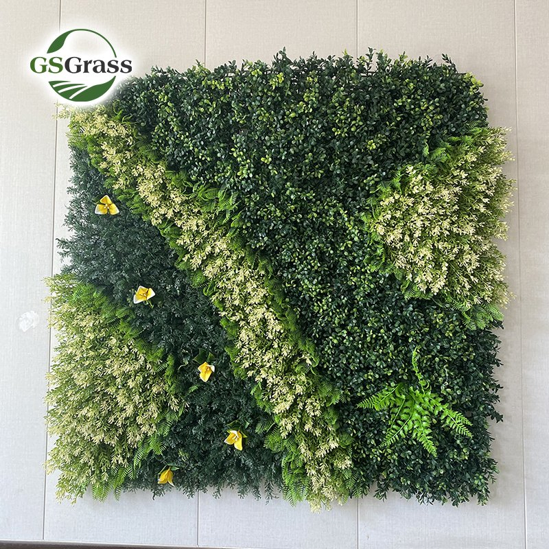 Hot Sale Plant Artificial Vertical Green Grass Wall for Home Decoration