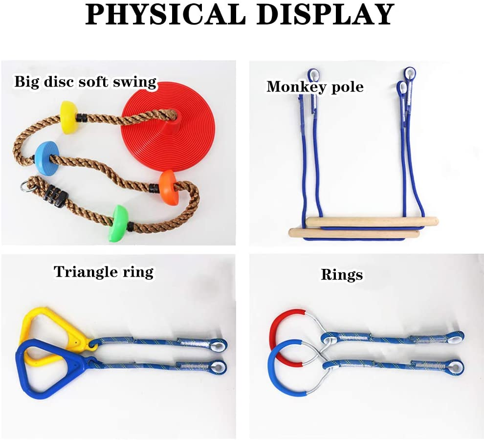 Ninja Warrior Obstacle Course Kit for Children Different Length