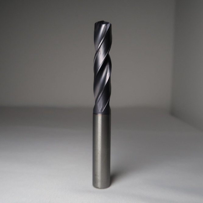 Micro Grain Wear Resistance HRC55 Vertical Angle 118 Degree Coated Solid Carbide Drill Bits for Stainless Steel