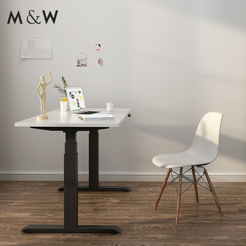 M&W Motor Height Adjustable Computer Table Converter Ergonomic Electrically Electric Standing Desk