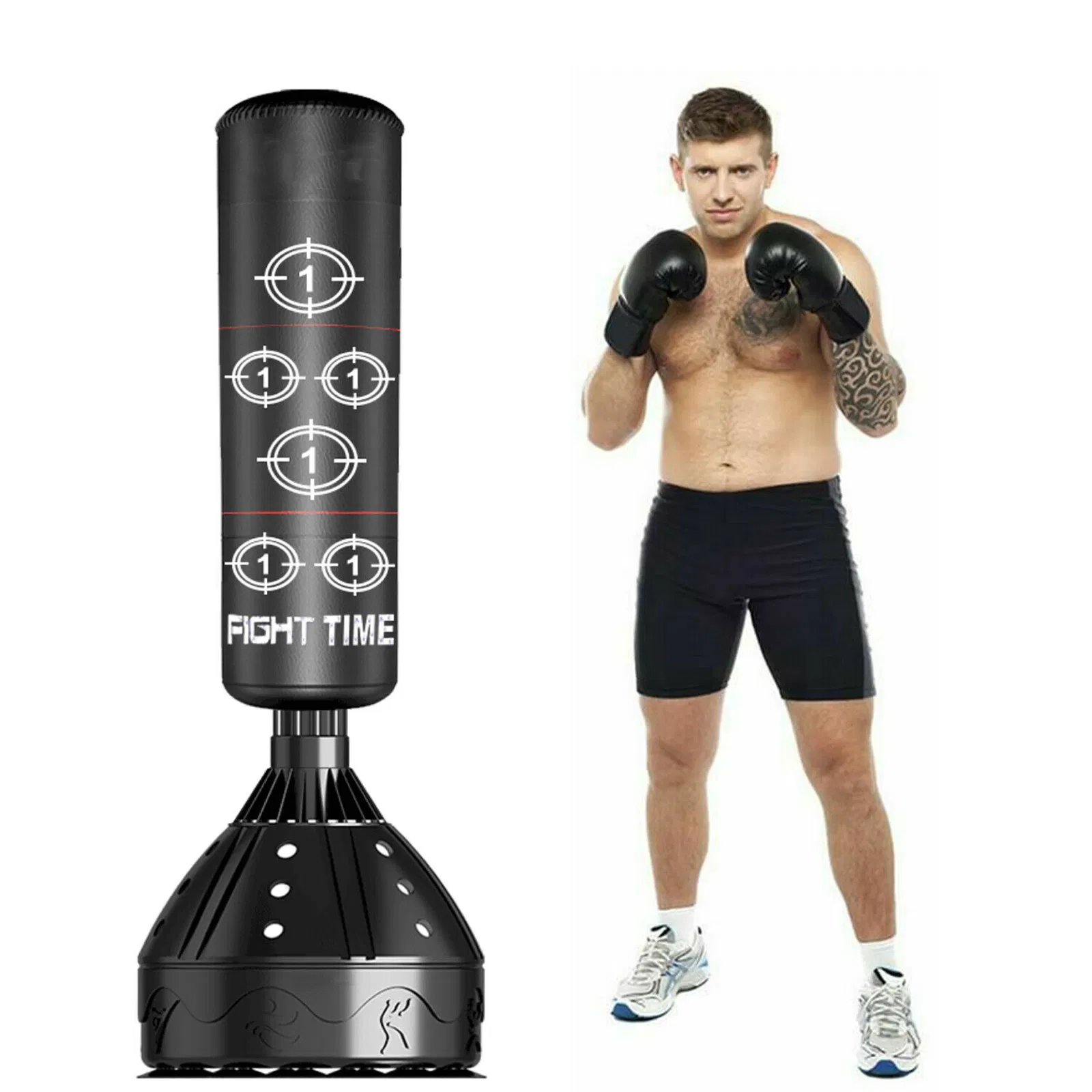 Boxing Equipment Standing Inflatable Punching Bag Adults Kick Boxing Training