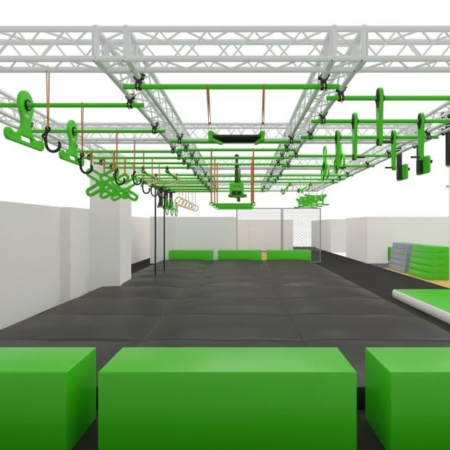 Indoor Ninja Warrior Training Track: Enhance Kids' Strength and Agility