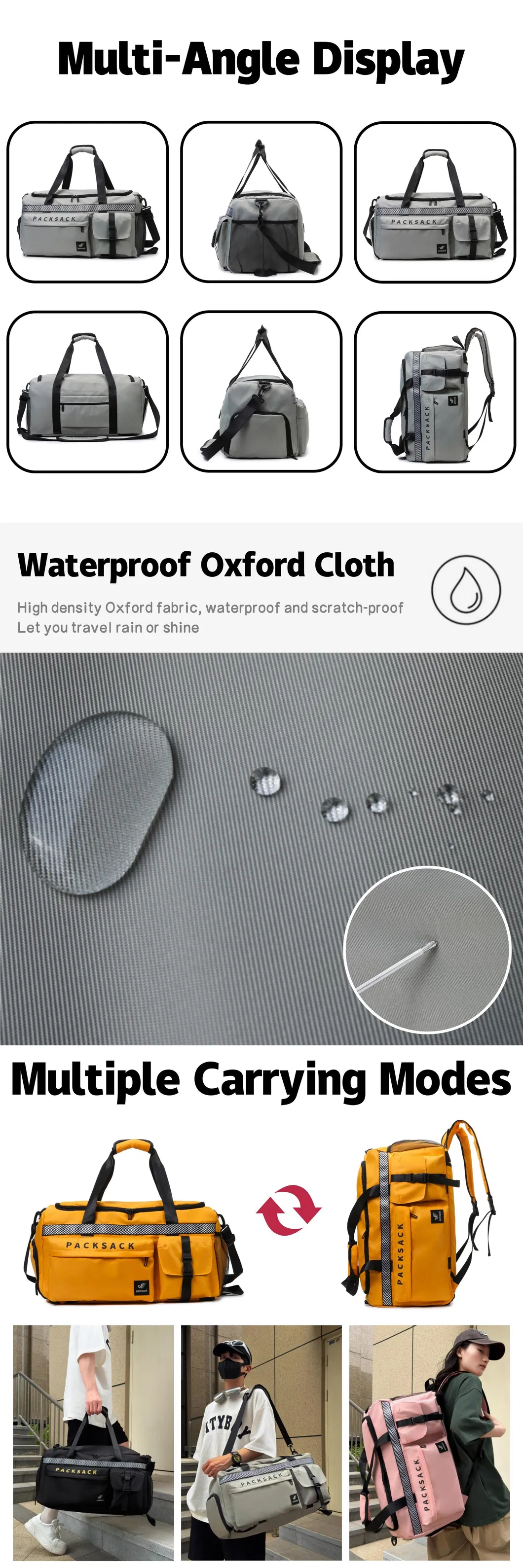 Gym Duffle Bag Details 2