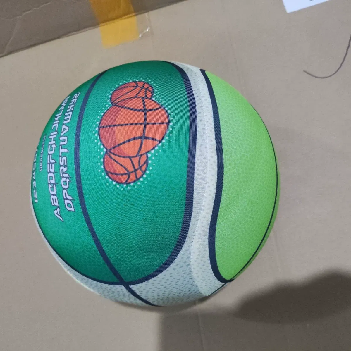 Indoor Cloth Fabric silent Basketball Toy for Fun Training