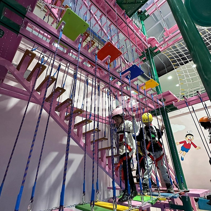 Indoor Playground Ninja Training Warrior Track Kit Unleashes Your Kid's Strength and Agility