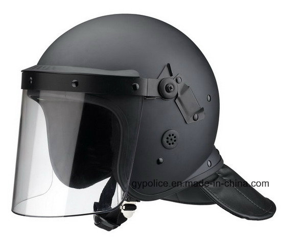 Matte Black Anti Riot Control Helmet