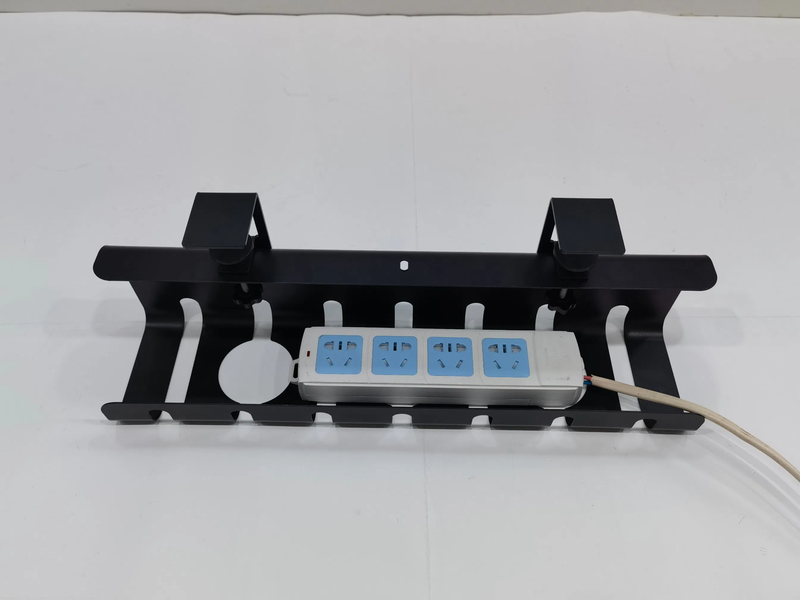 19 Inch 2u Cable Manager 12 Port Metal Duct with Cover Metal Plate