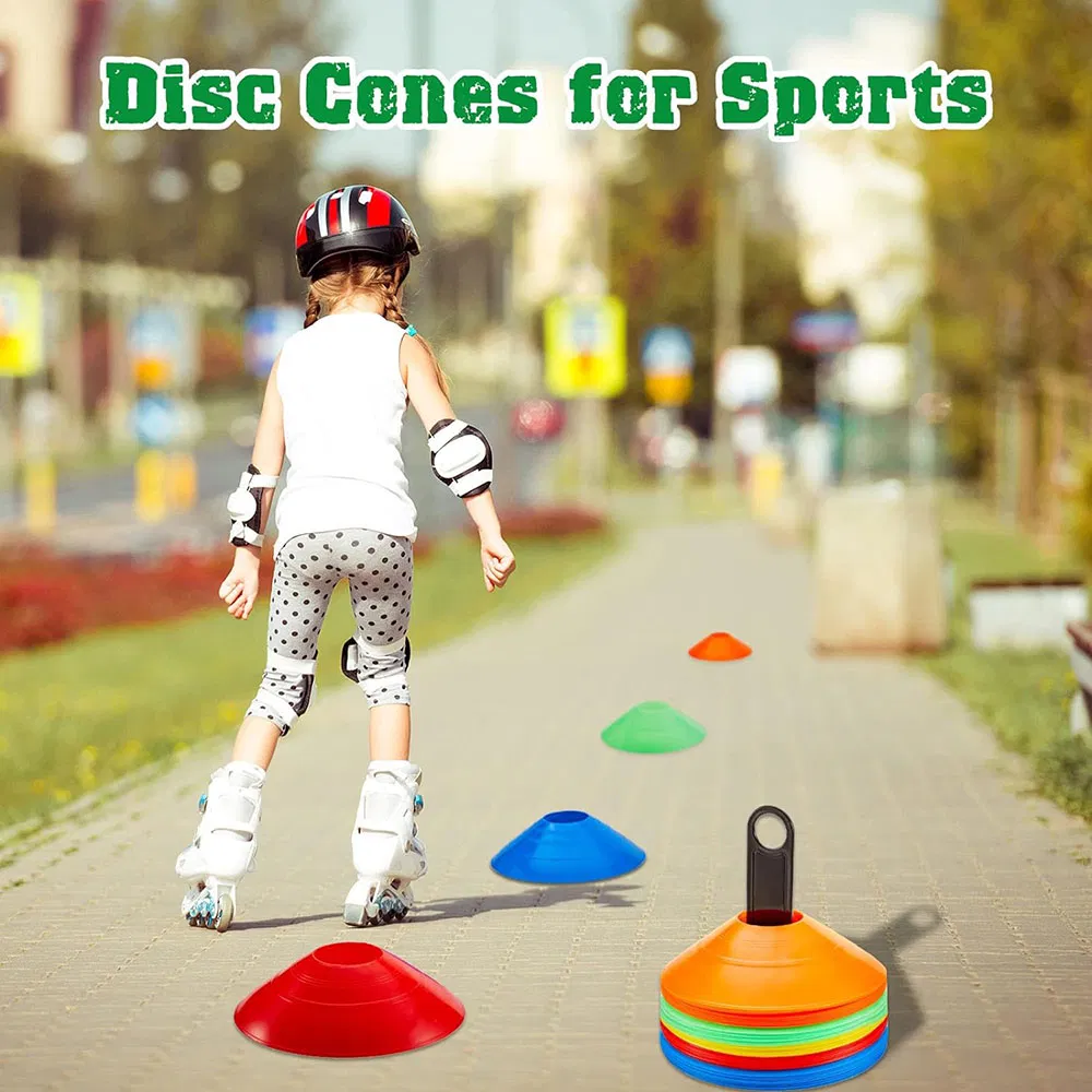 Plastic Football Soccer Marker Disc Agility Training Cones