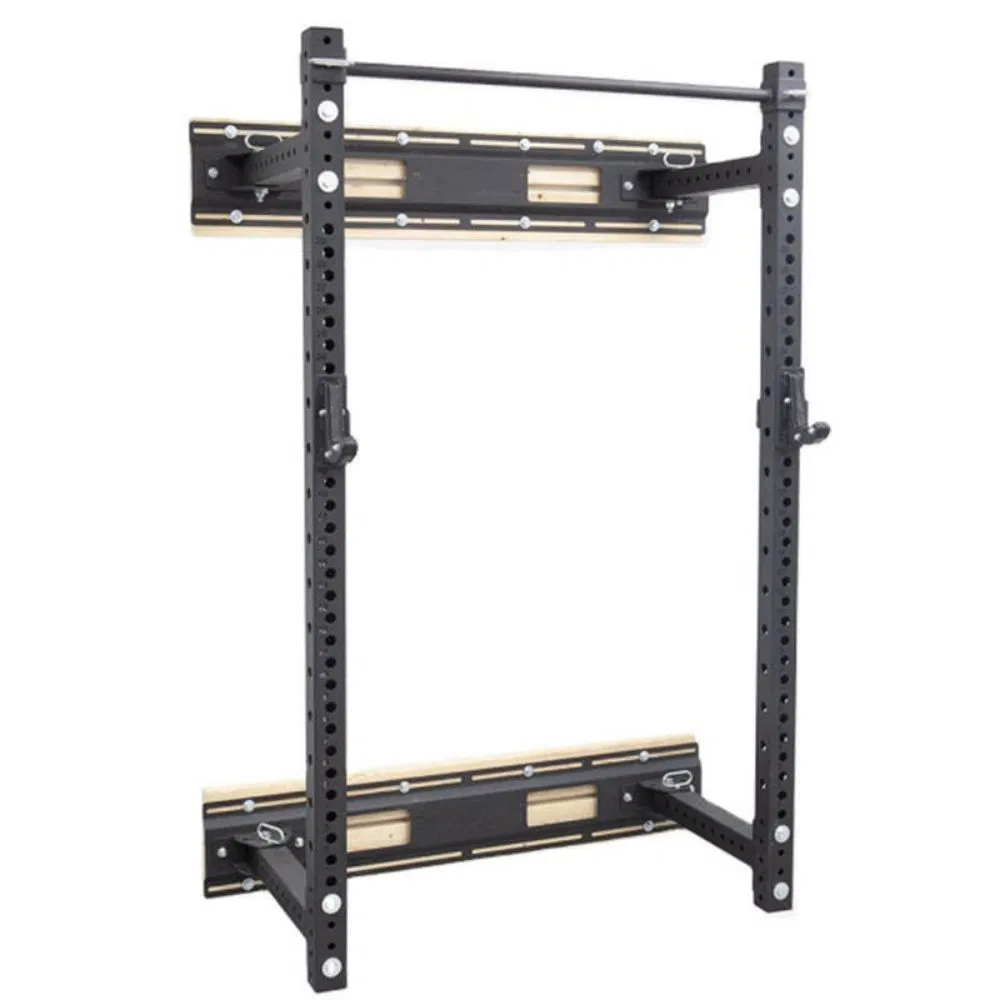 Commercial Fitness Gym Equipment Wall Mounted Folding Squat Power Rack