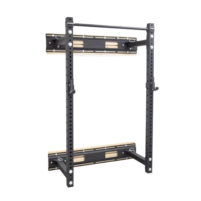 Commercial Gym Fitness Equipment and Home Strength Machine Wall Mounted Power Rack Includes Sandwich Hooks