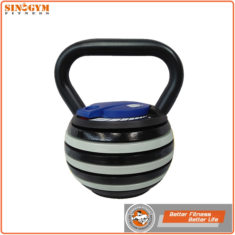 Adjustable Gym Fitness Training Weight Kettlebell Set with Solid Steel Weight Plate