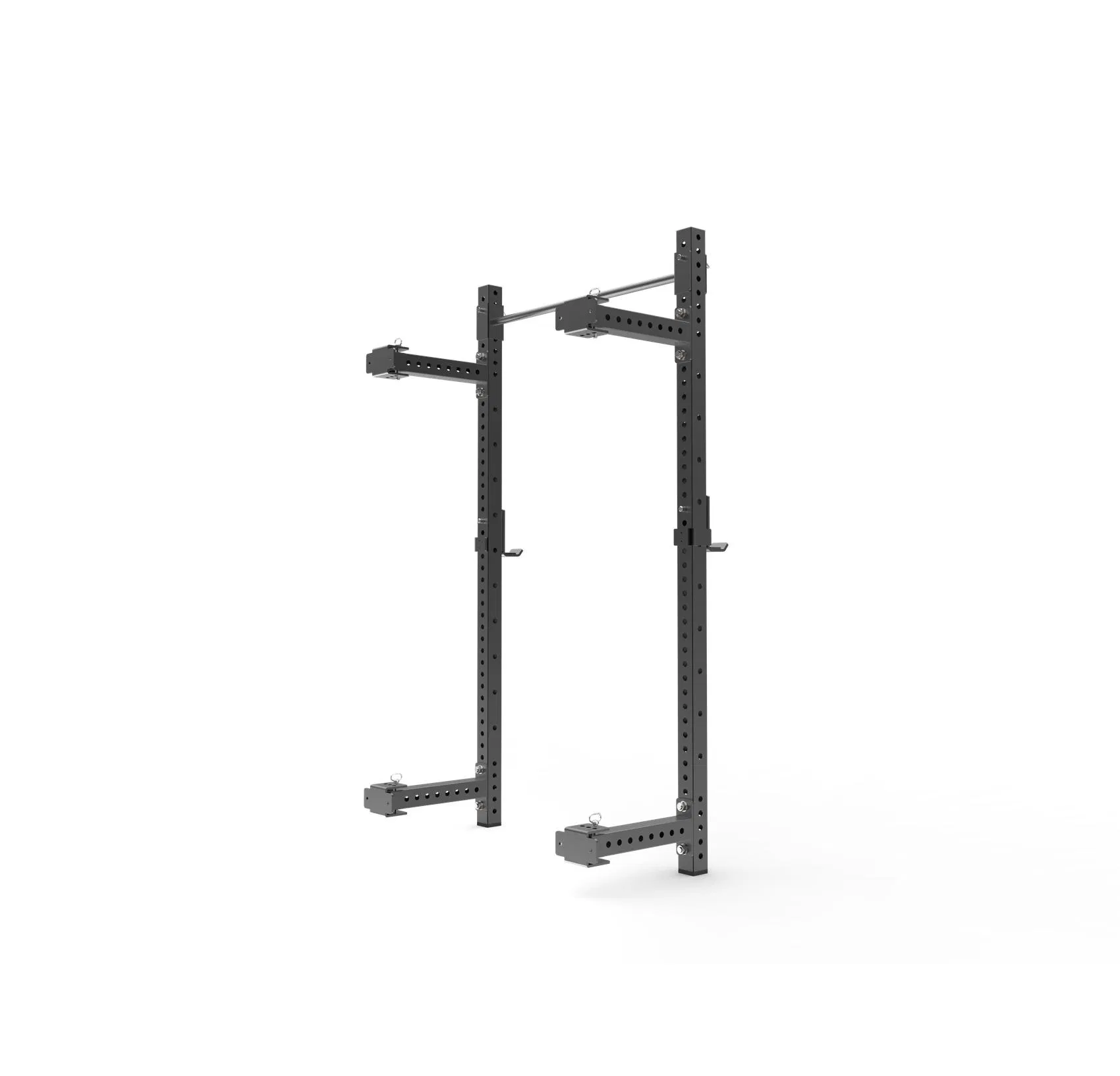 Commercial Gym Fitness Equipment and Home Strength Machine Wall Mounted Power Rack Includes Safety Spotter Arms
