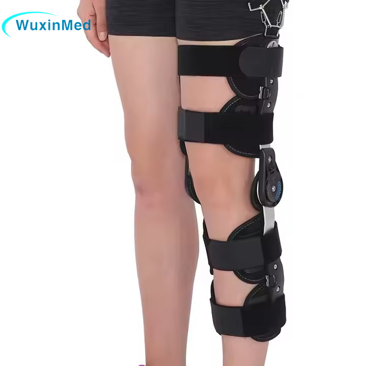 Adjustable Osteoarthritis Knee Immobilizer Orthopedic Medical Hinged Knee Brace Comfortable and Easy to Use