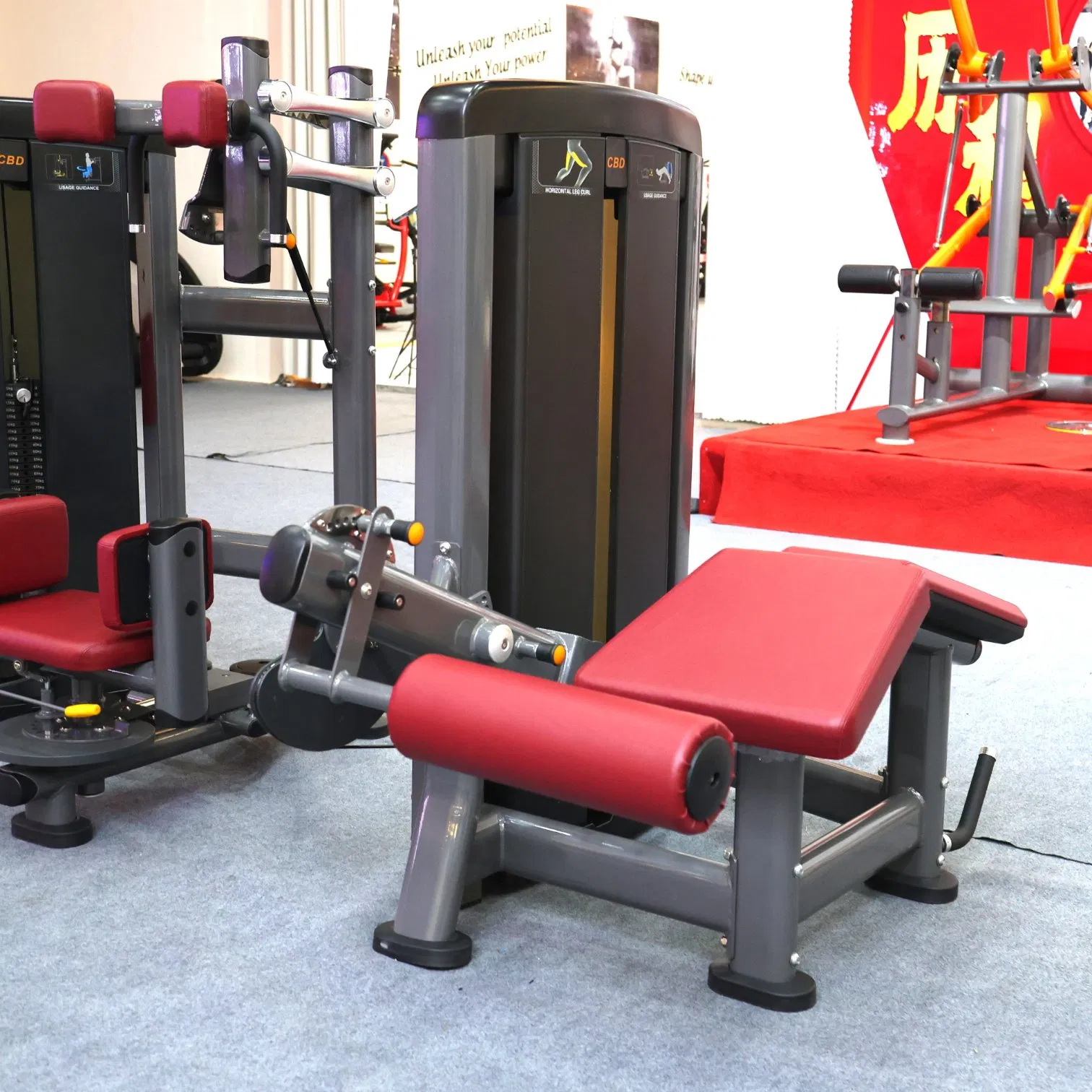 Factory-Direct Professional Fitness Equipment Prone Leg Curl Machine: Durable, Adjustable for Gym/Home Strength Training Equipment