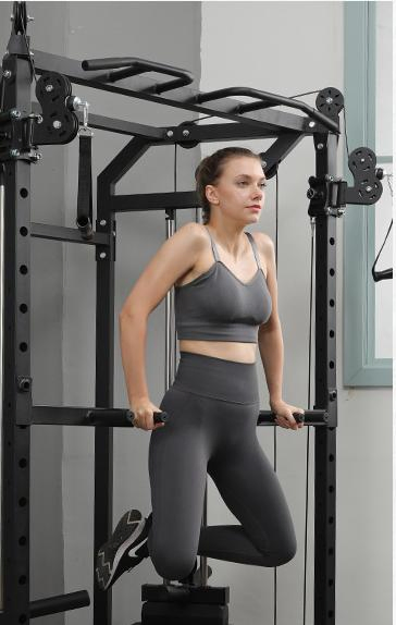 Ln Best Selling Home Gym Set Multi-Function Weight Smith Machine for Bodybuilding and Exercise Squat Rack for Weight Lifting