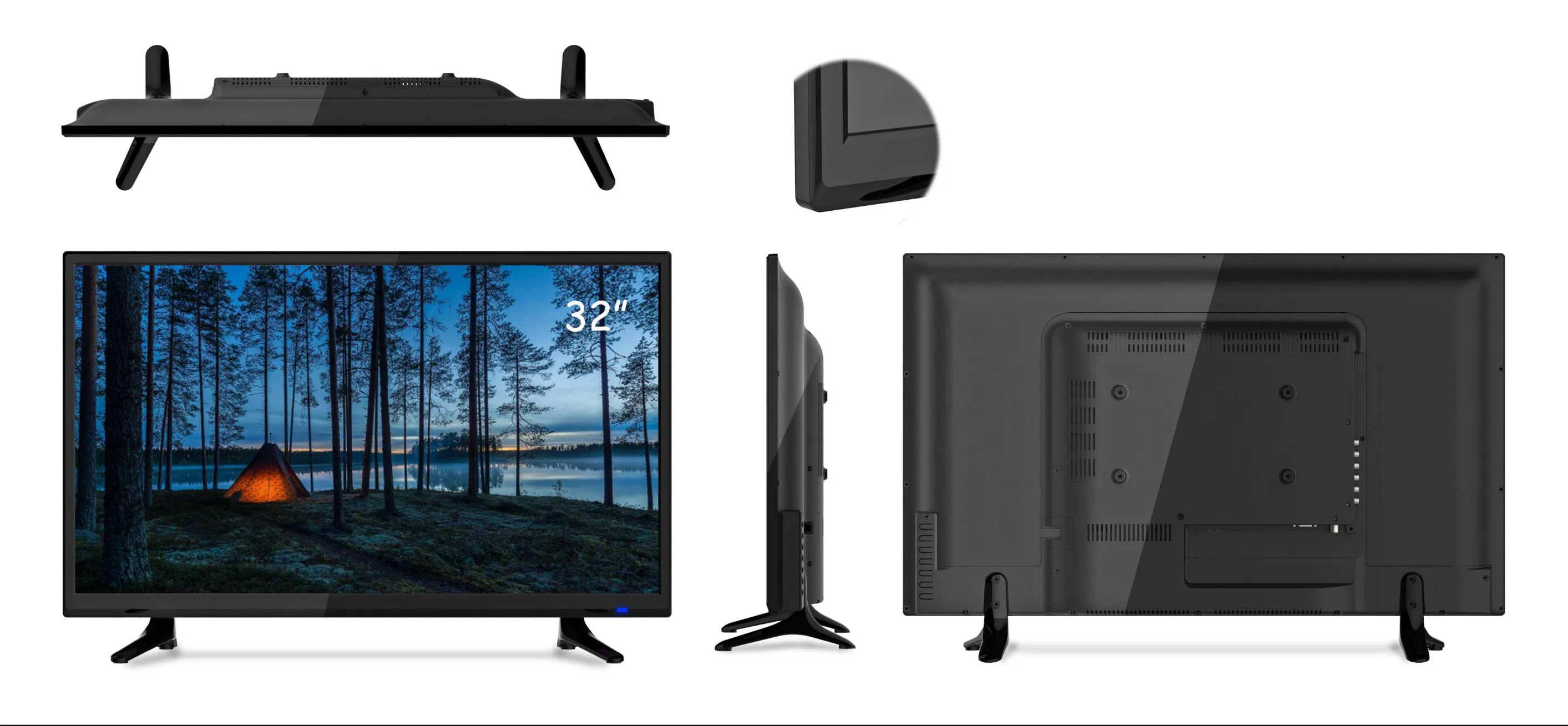 32inch off-Grid Emergency Solar TV for Power Outages 8 Hours