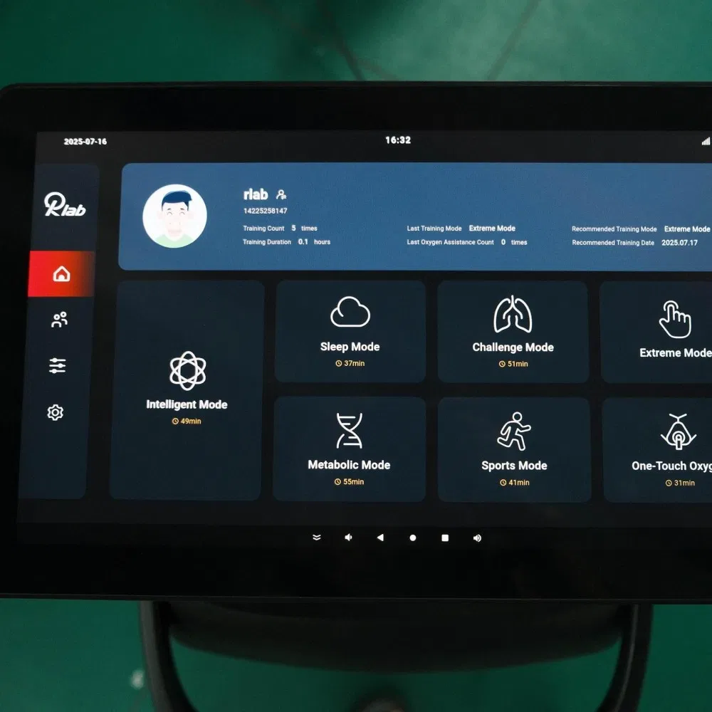 Rlab Ihht Ewot System with Training Mask Improve People Health and Wellness