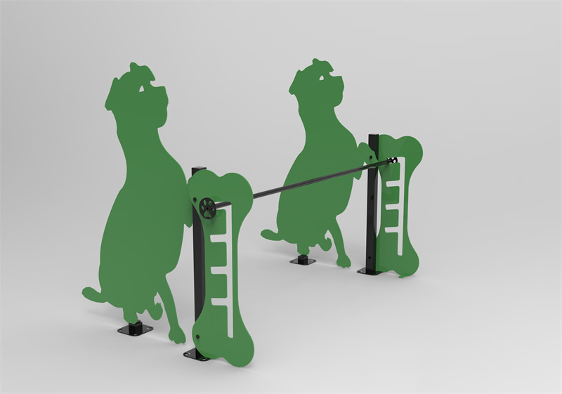 Dog Park Activities Agility Training Course Equipment Embedded Dog Hurdles
