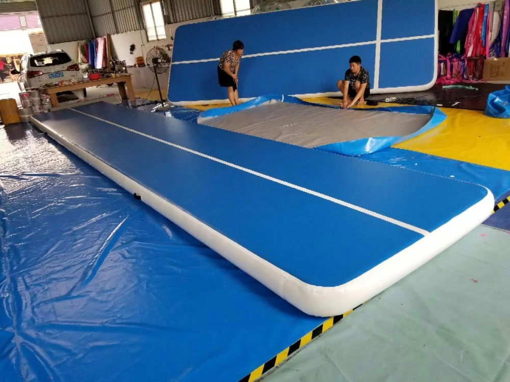 10FT to 20FT Air Track Gymnastics Tumbling Mat Training Set PVC Inflatable Combination One Set Tumble Air Track for Training