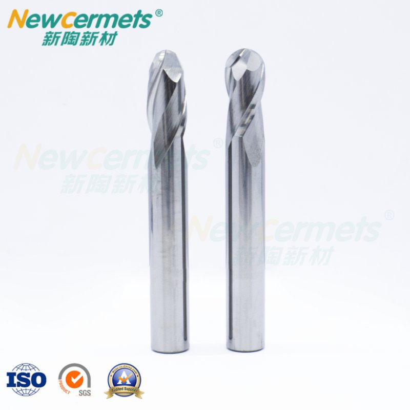 Multi-Flute Ball Nose End Mill with High Wear Resistance for Metal Cutting