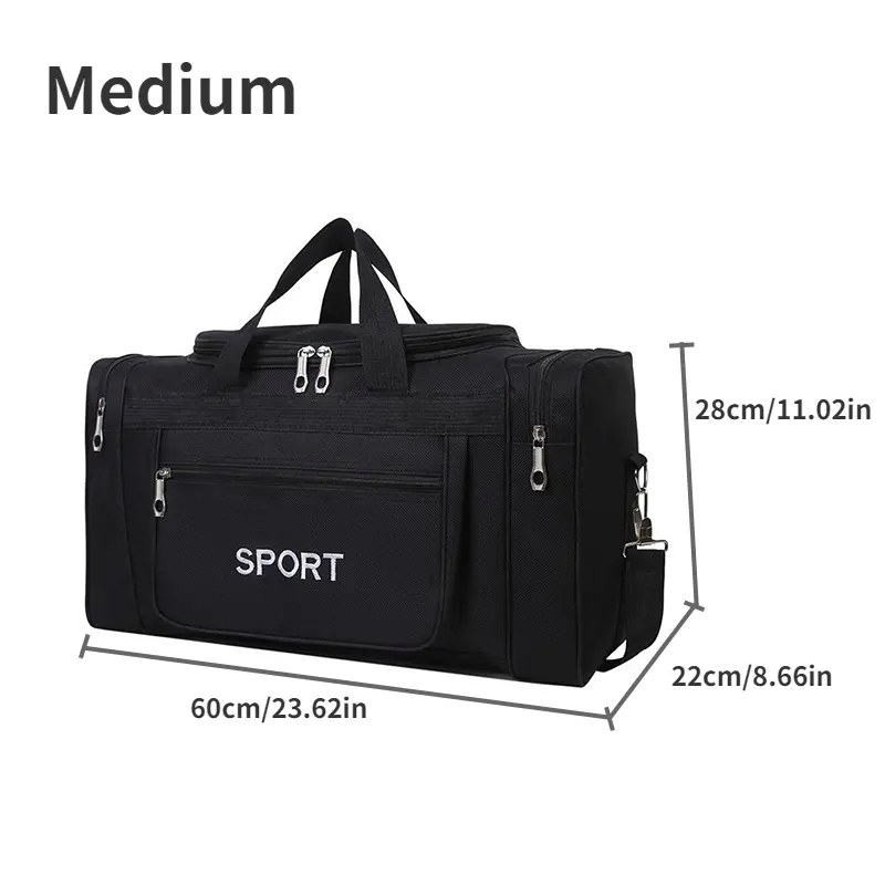 Large Capacity Waterproof Travel Gym Yoga Bags Portable Sports Tote Fitness Training Bag with Handbag Duffel Bags