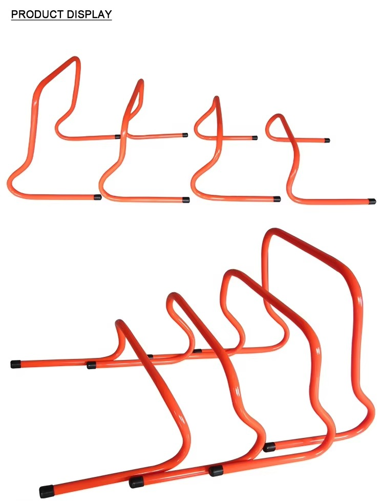 Adjustable PVC Football Soccer Training Sport Speed Training Agility Hurdles