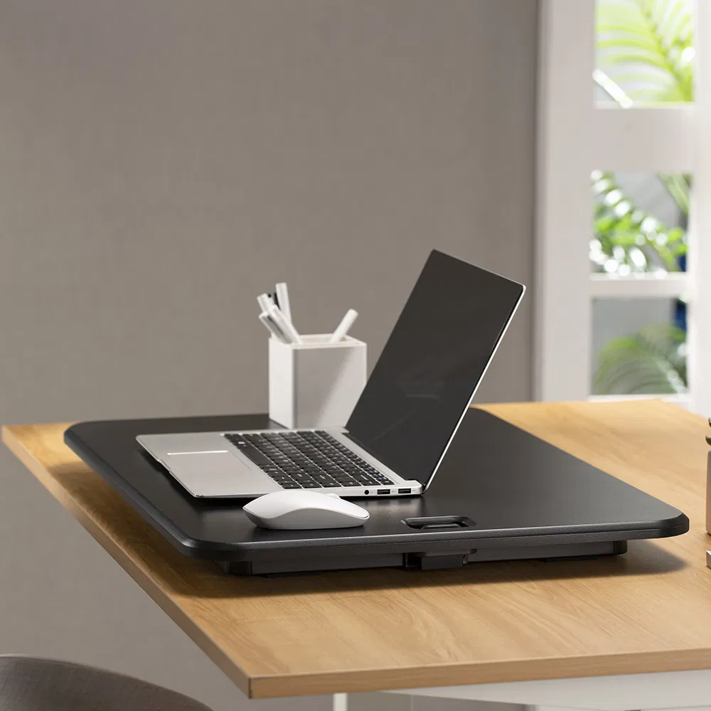 China Height Adjustable Sit Stand up Converter Foldable Computer Laptop Standing Desk for Home Office