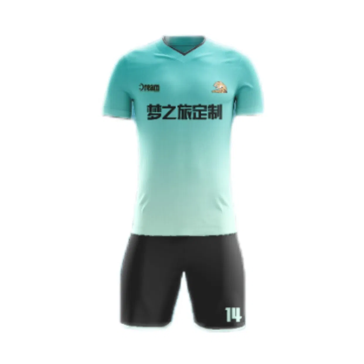 Comfortable Sports Uniform Set: Fashionable Soccer Team Gear for Competitions