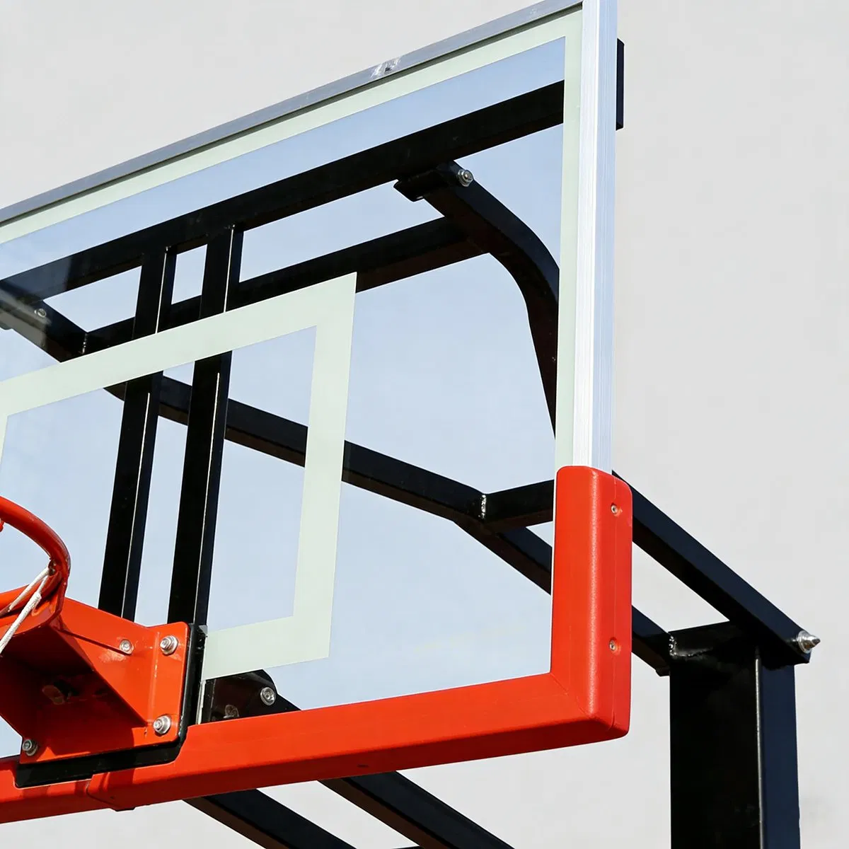 Professional Portable Height Adjustable Basketball System for Adults Youth Kids with Manual Crank Rotation Stand Indoor Outdoor Training Gear