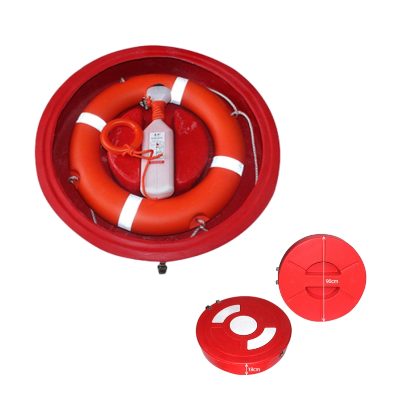 Swimming Ring Specific Fiberglass Storage Marine Lifebuoy Release Protective Box