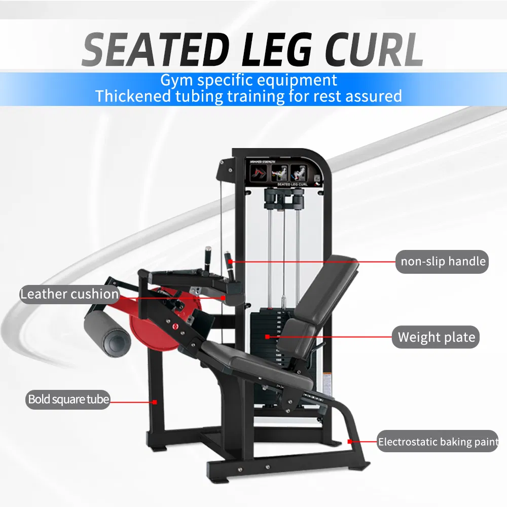 Compact High-Quality Seated Leg Curl Perfect Strength Training Gear for Home Gym Enthusiasts