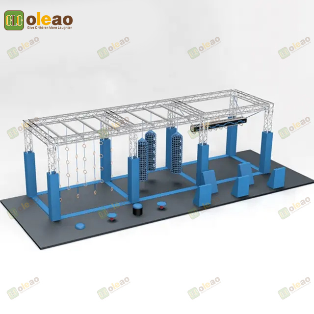 Newest Commercial Ninja Course Obstacles Kit Swing Warrior for Adults and Kids